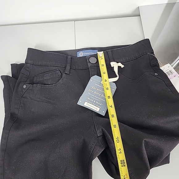 NEW Democracy Size 6P Ab solution Black Denim Petite Itty Bitty Bootcut Jeans - Picture 6 of 10